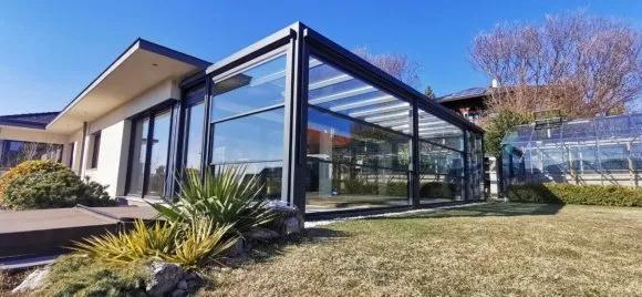 veranda jardin d'hiver, vue panoramique